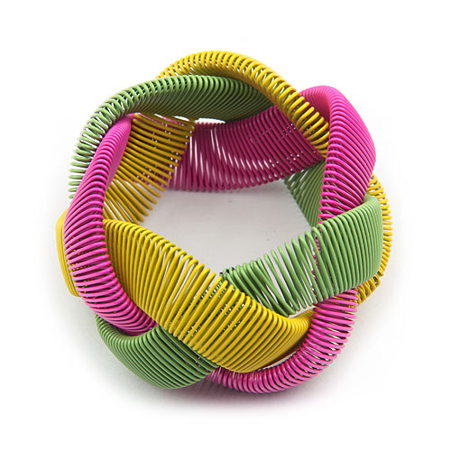 Multicolor Spring Form Armband - 3