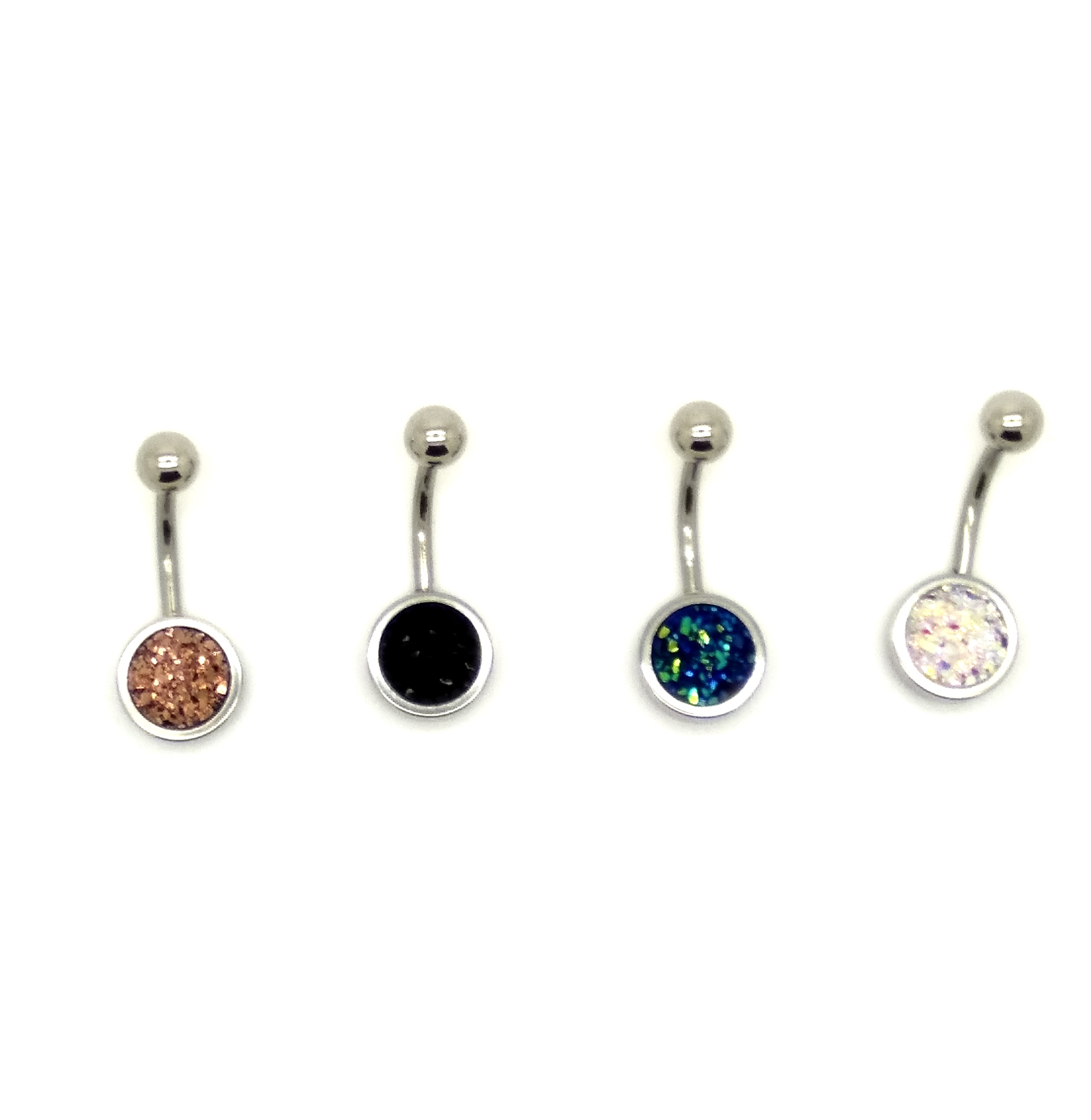 Navelpiercing glitter - 4