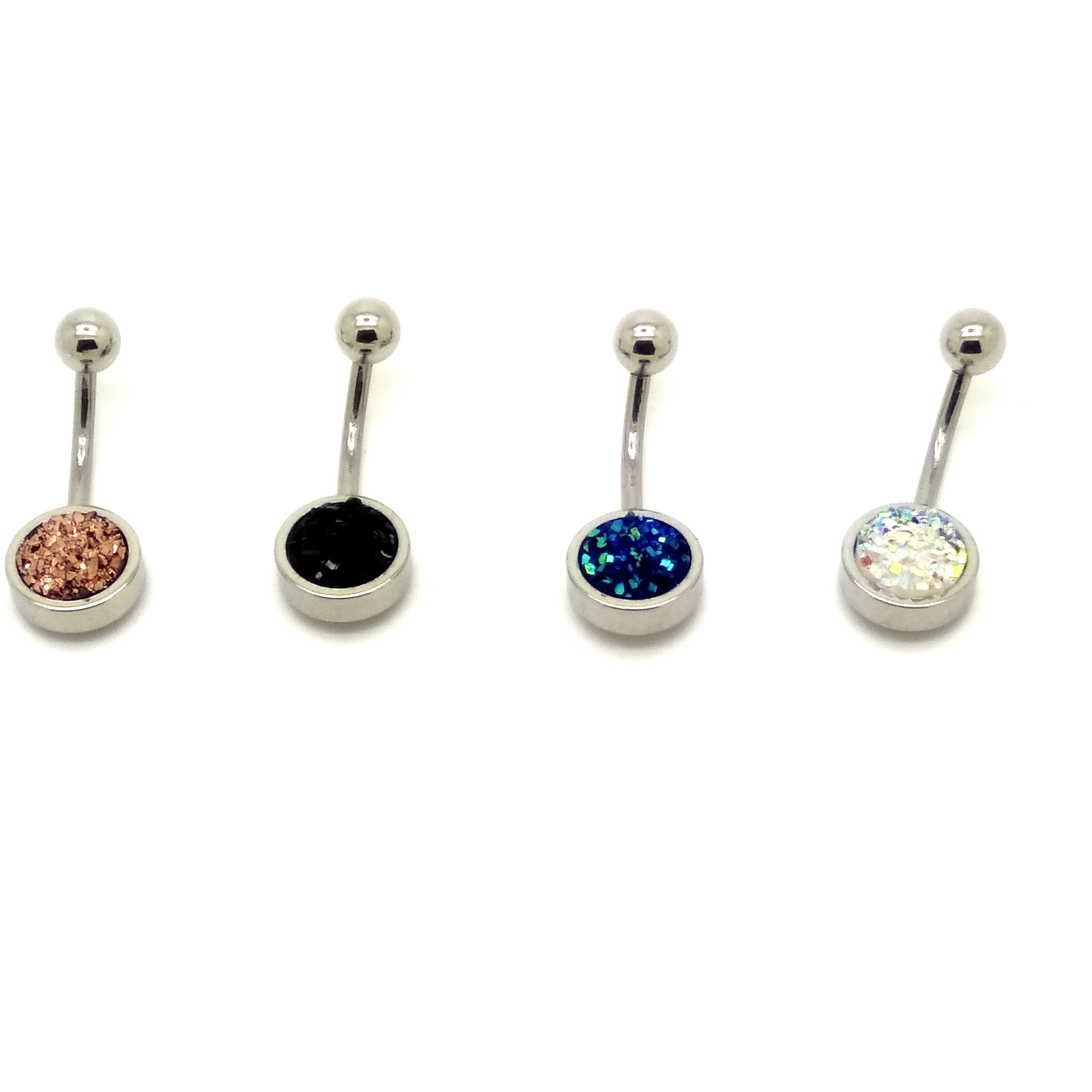 Navelpiercing glitter - 3