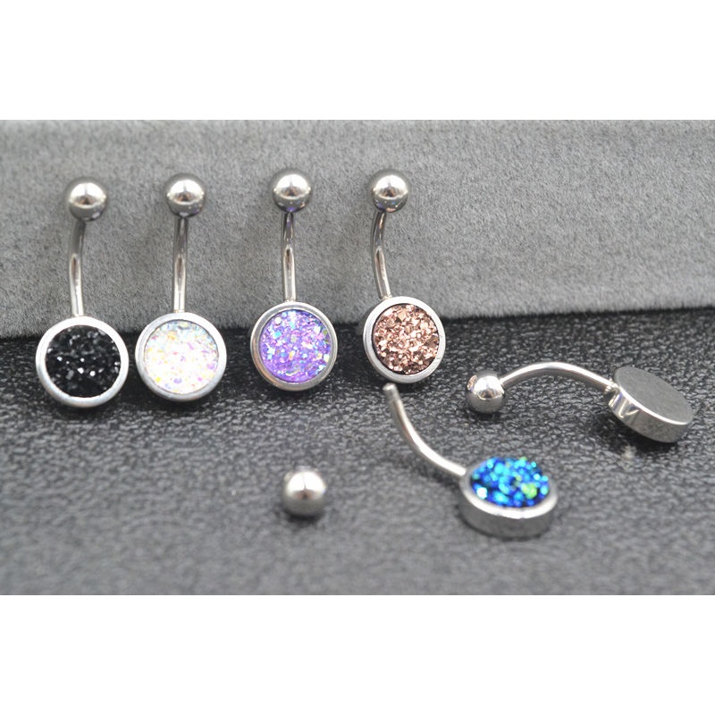 Navelpiercing glitter - 2