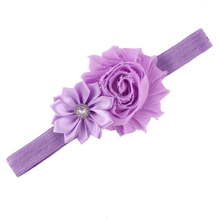 Baby hårband Princess flicka BLOMMA - 3