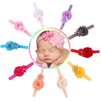 Baby hårband Princess flicka BLOMMA