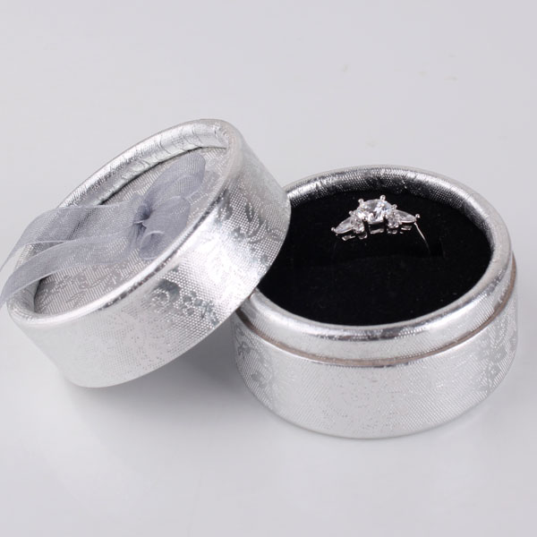 18k vitguld Guldfyllda filled gulddoublé vit topas lady charm Sz bandet ringen 16 / M - 4