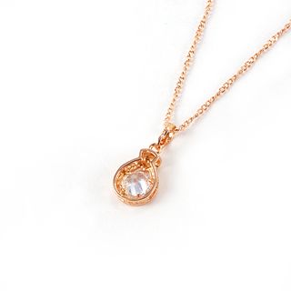 18K Guldfyllda ROSE GULD gulddoublé Filled CZ Hängsmycke - 4