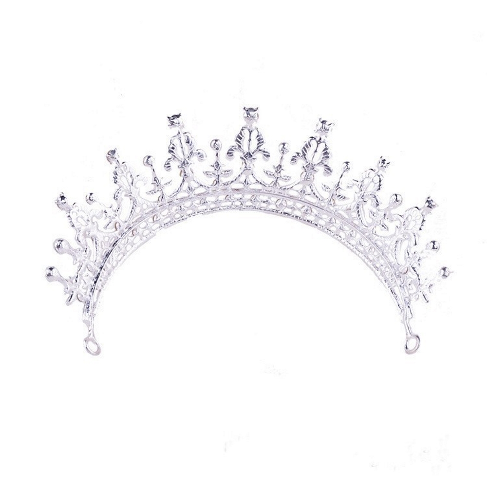 Kristall bröllop hår krona tiara - 3