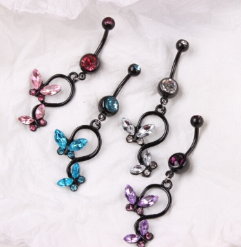 Navel Belly Button Ring Body Piercing Jewelry - 3