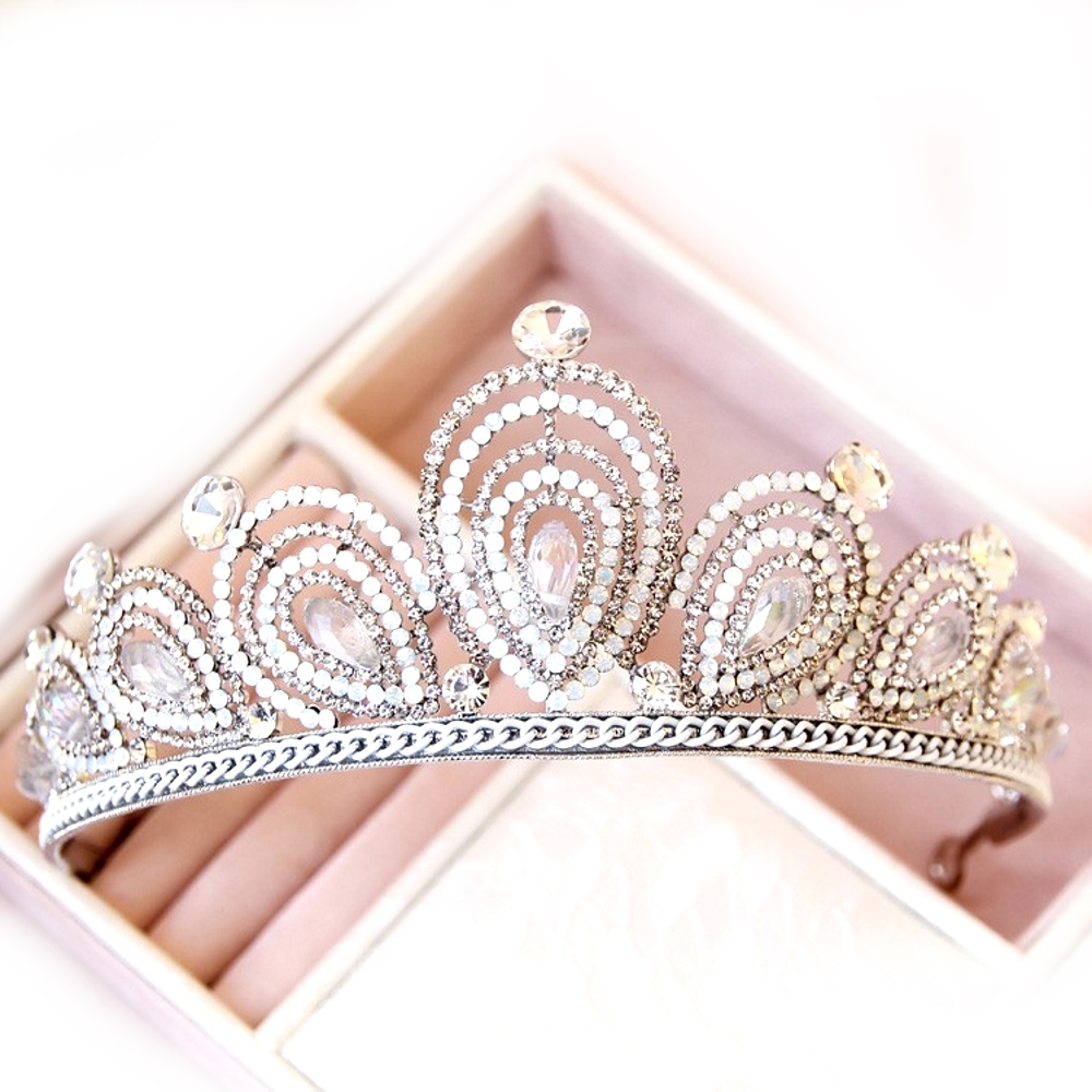 Crystal wedding hair crownl hair accessories handmade
