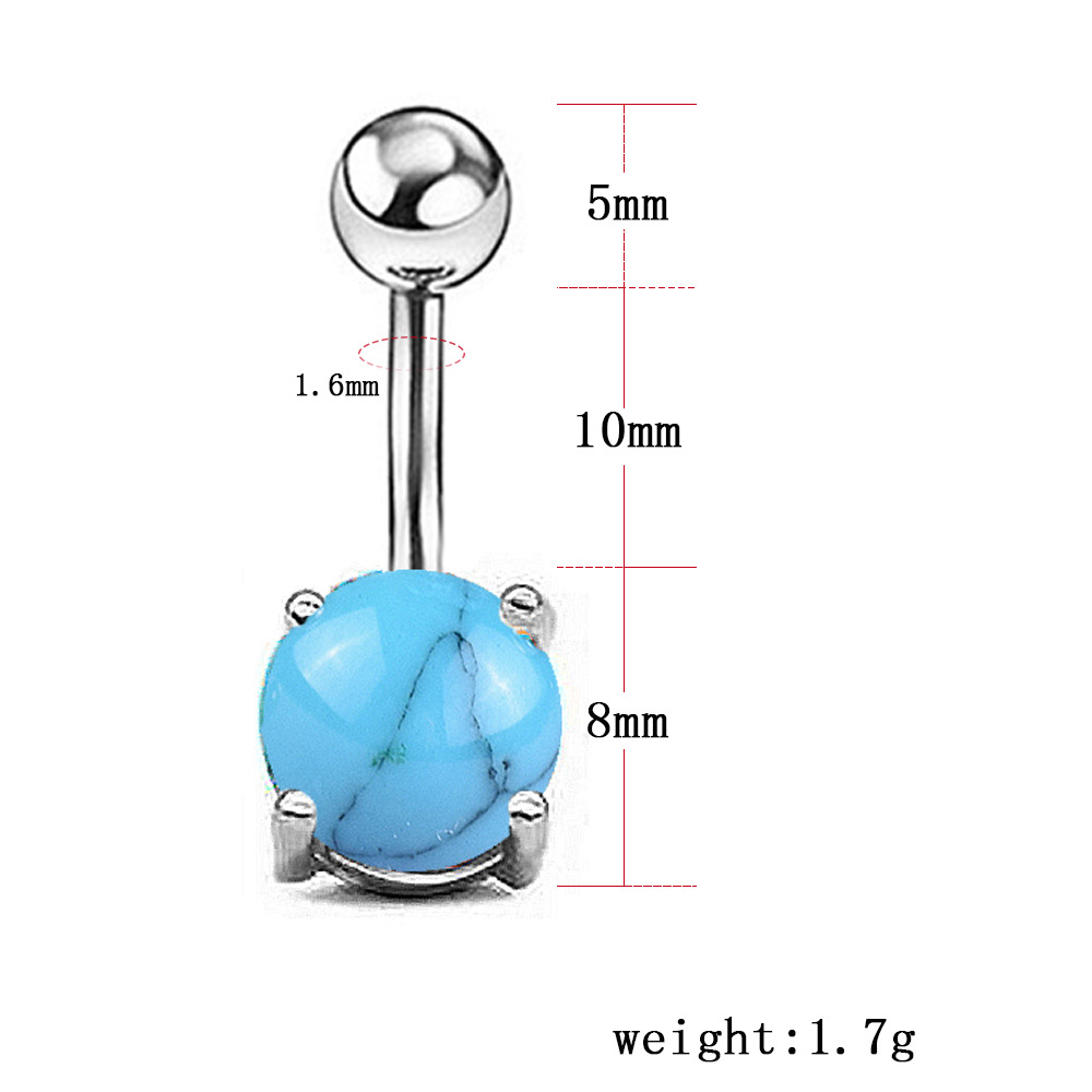 Navelpiercingar 8 st / set  - 4