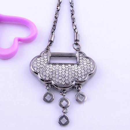 14K Vitguld Guldfyllda Filled gulddoublé HALSBAND - 2