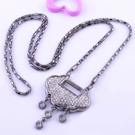 14K Vitguld Guldfyllda Filled gulddoublé HALSBAND
