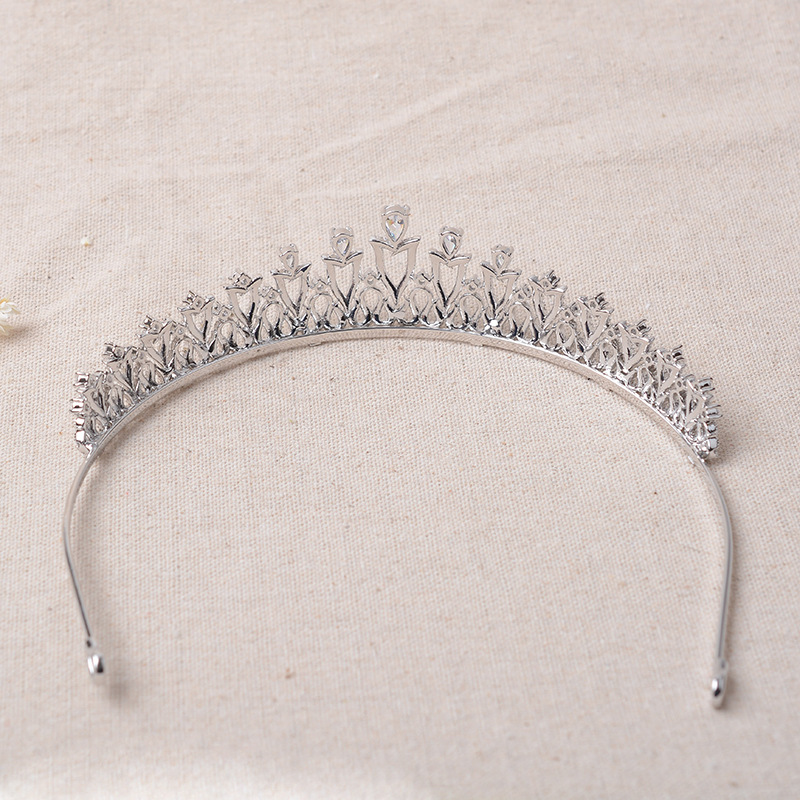 Luxury Crystal CZ wedding hair crownl hair accessories   - 3