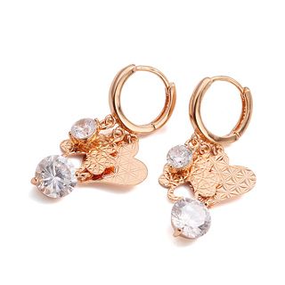 18K Gold Filled Earrings CZ - 2