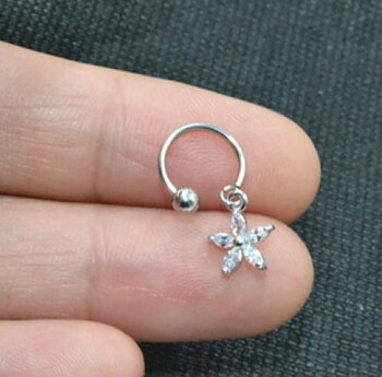  Tragus Piercing  Örhänge CZ 1st