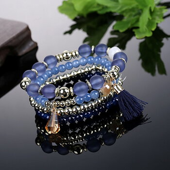 Böhmen armband tofs