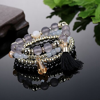 Böhmen armband tofs