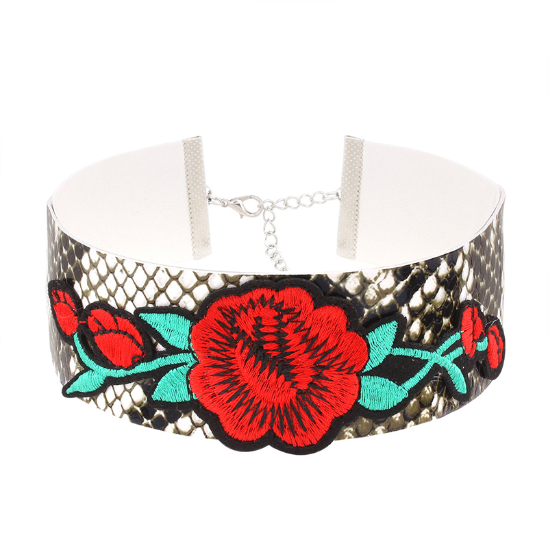 Vintage necklace flower  - 3