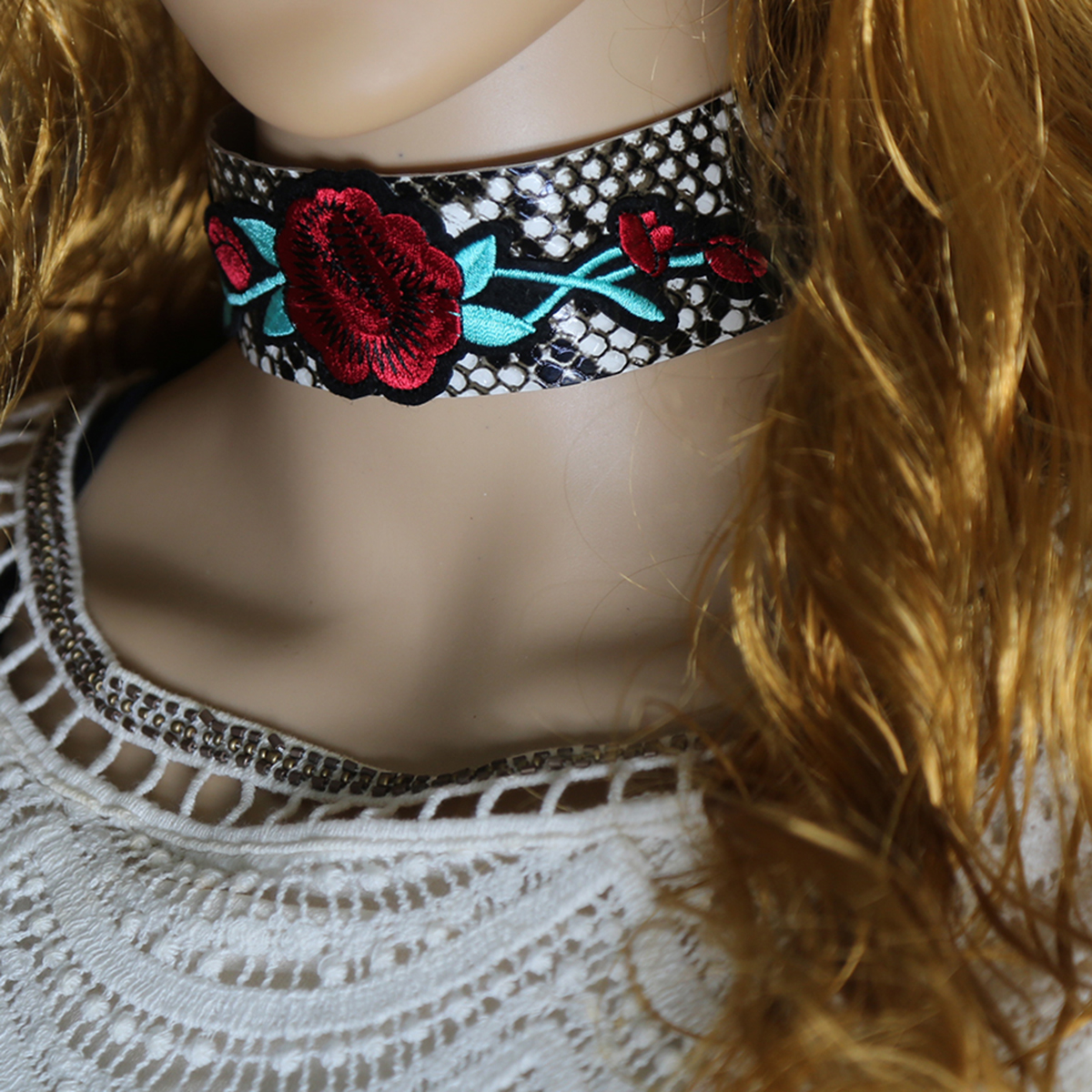 Vintage necklace flower 