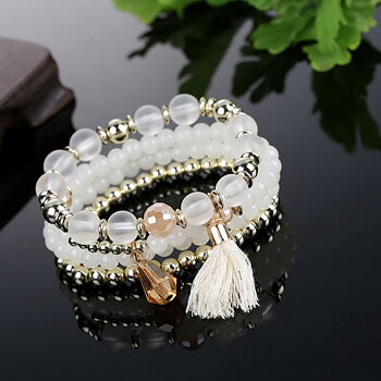 Böhmen armband tofs