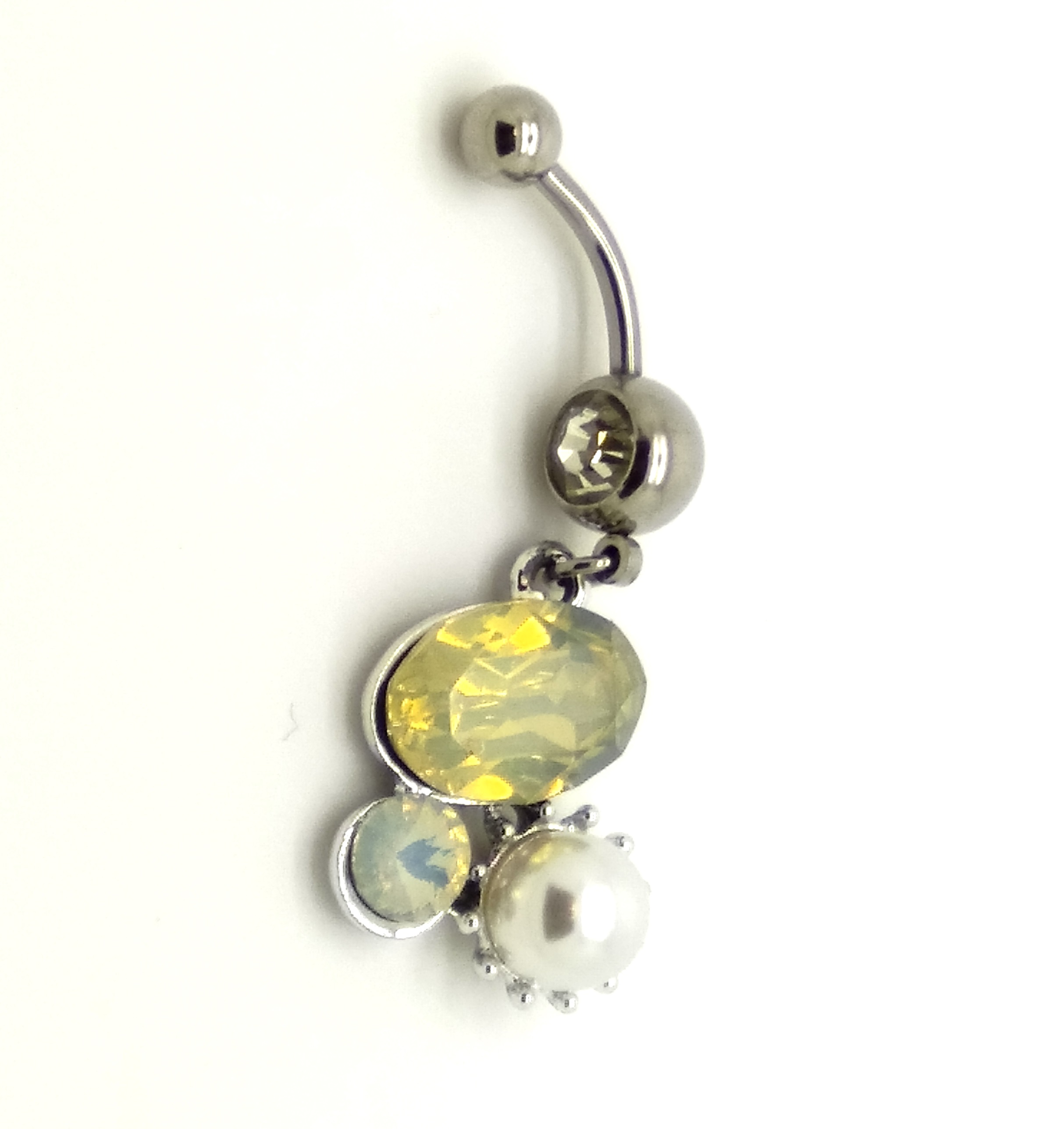 Navel Belly Button Ring Body Piercing 316l Steel 