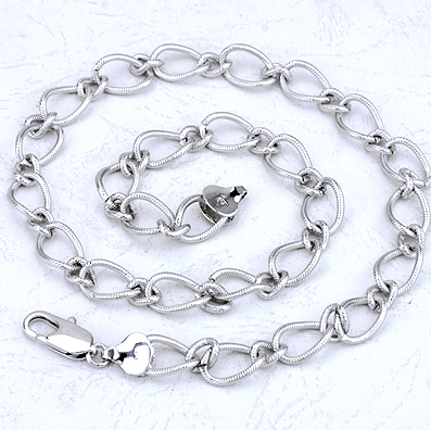 18K White Gold Filled chain