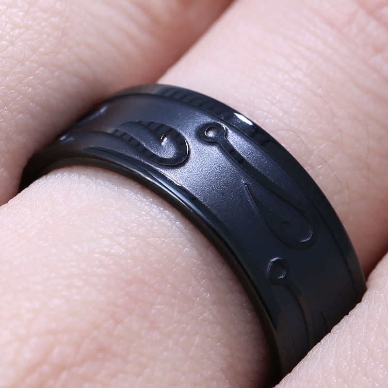 Rostfritt stål ring  - 2