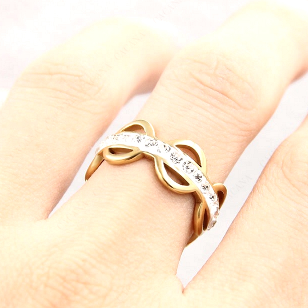 Stainless Steel Ring Engagement CZ - 3