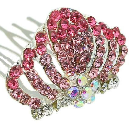 Hair Combs, crown shape, shining design