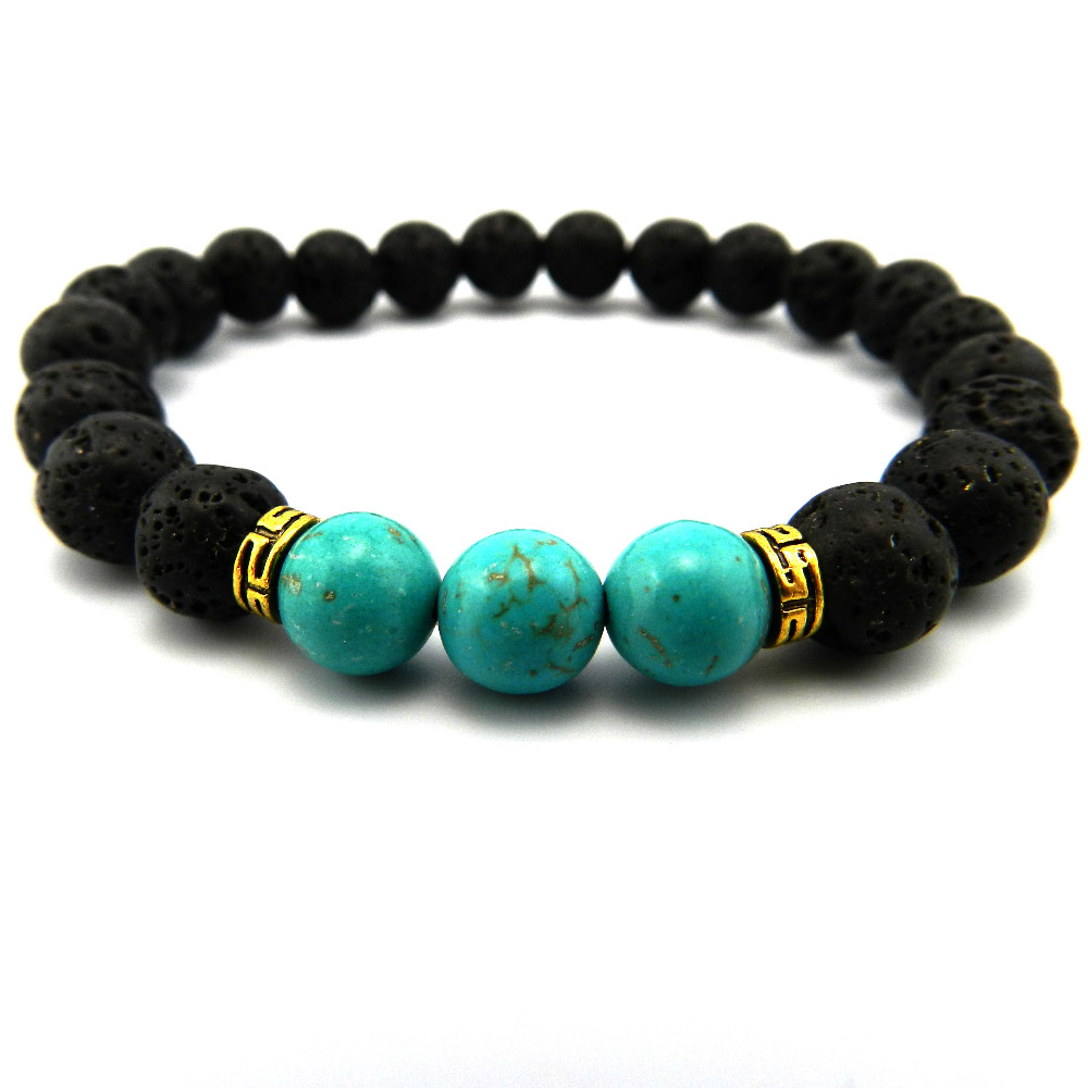 Naturliga stenar armband  - 3