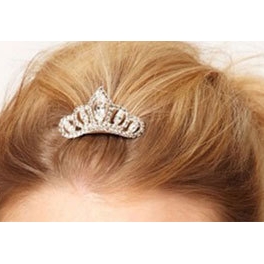 Hair Combs, crown shape, shining design - 3