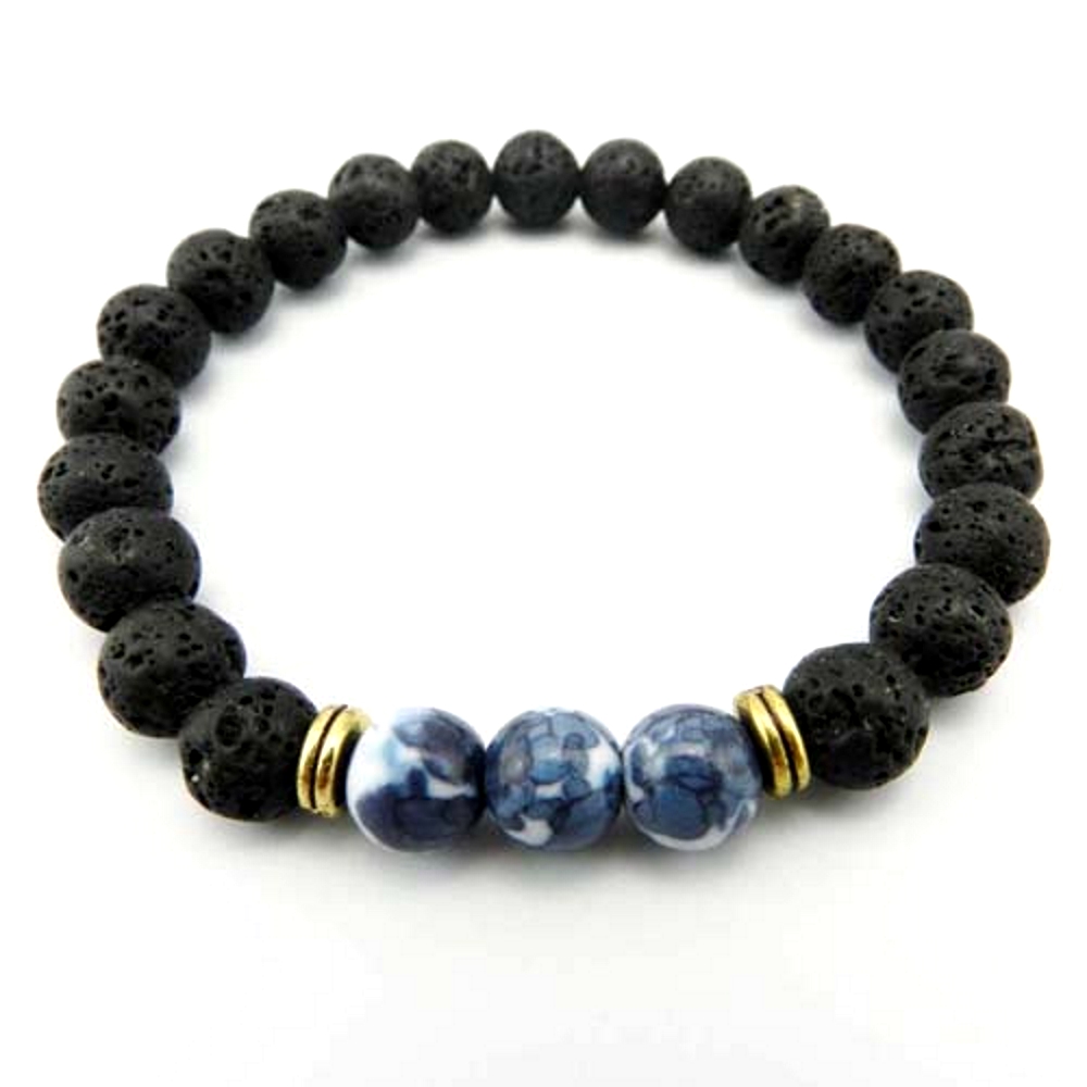 Naturliga stenar armband 