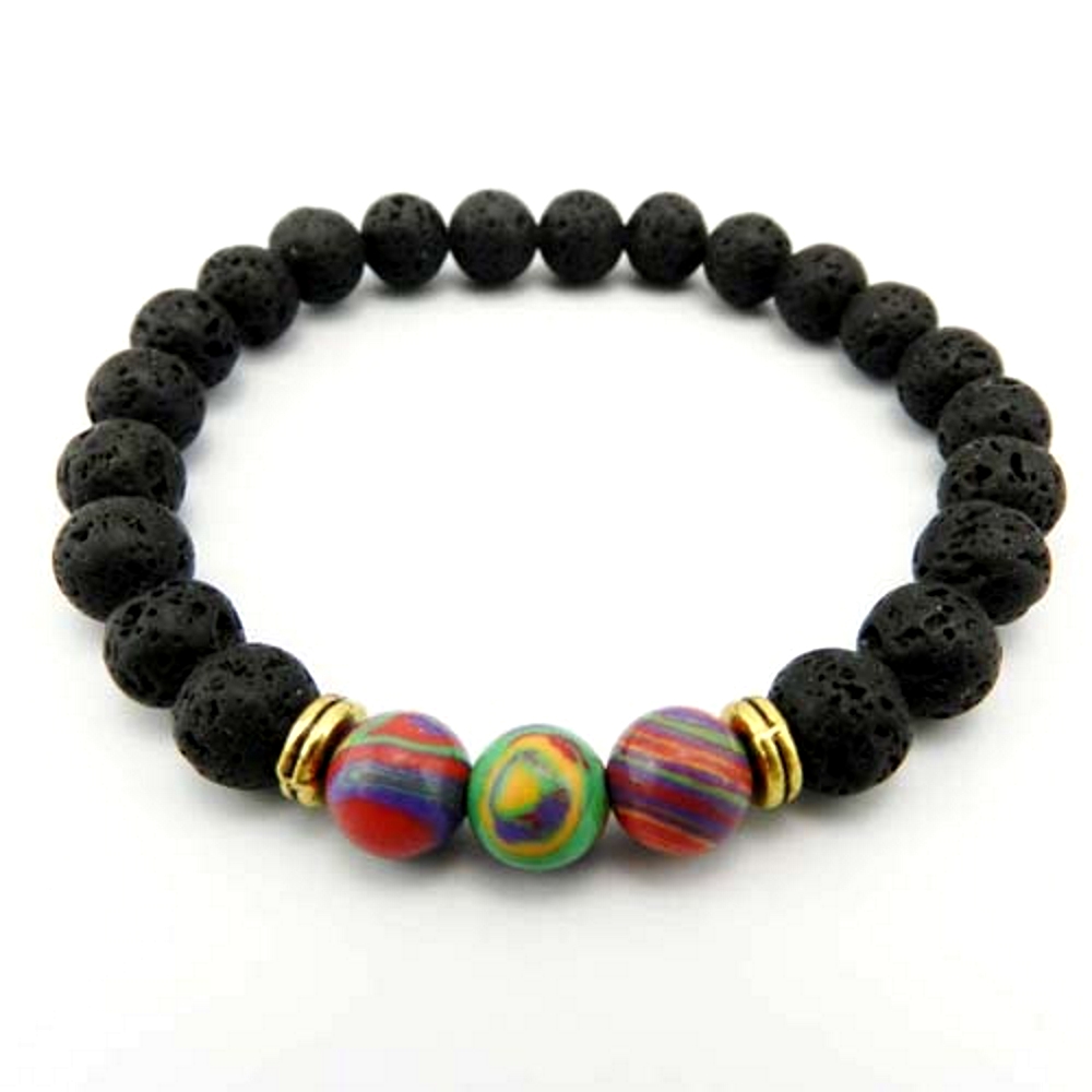 Naturliga stenar armband 