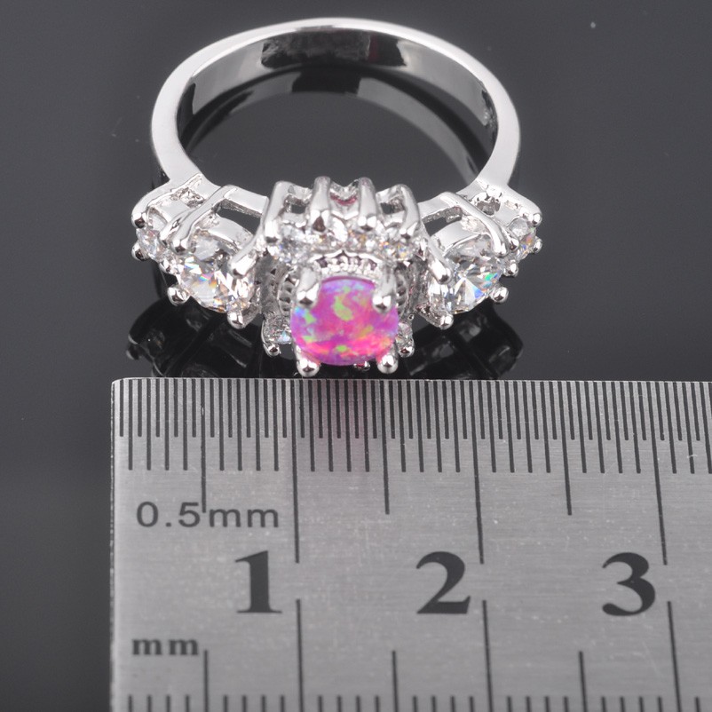 Silversmycken filled ring ROSA Brand Opal - 3