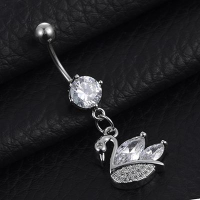 Navelpiercing Zircon SVAN