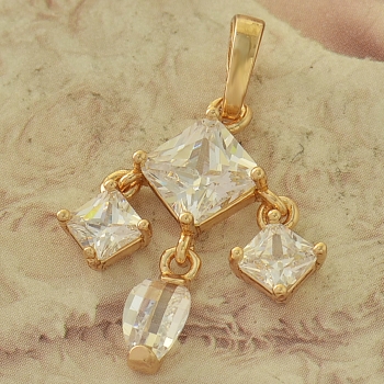 18K Guldfyllda GULD Filled gulddoublé Hängsmycke