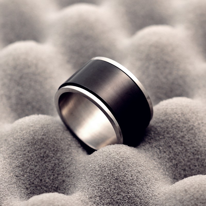 Titan Rostfritt stål ring 12MM - 2