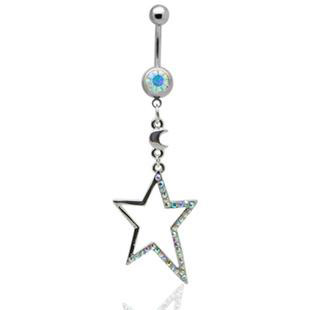 Navel Jewelry piercing Star  - 5