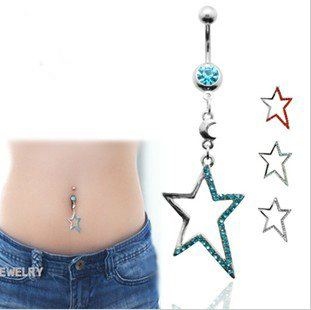 Navel Jewelry piercing Star 