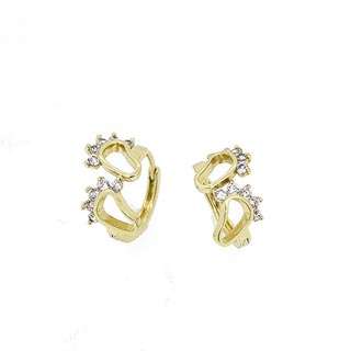 18k Gold Filled CZ Earrings