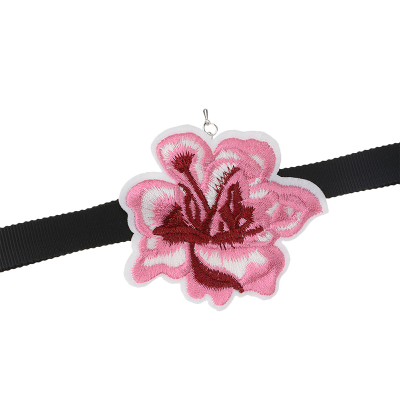 Halsband choker blomma - 4