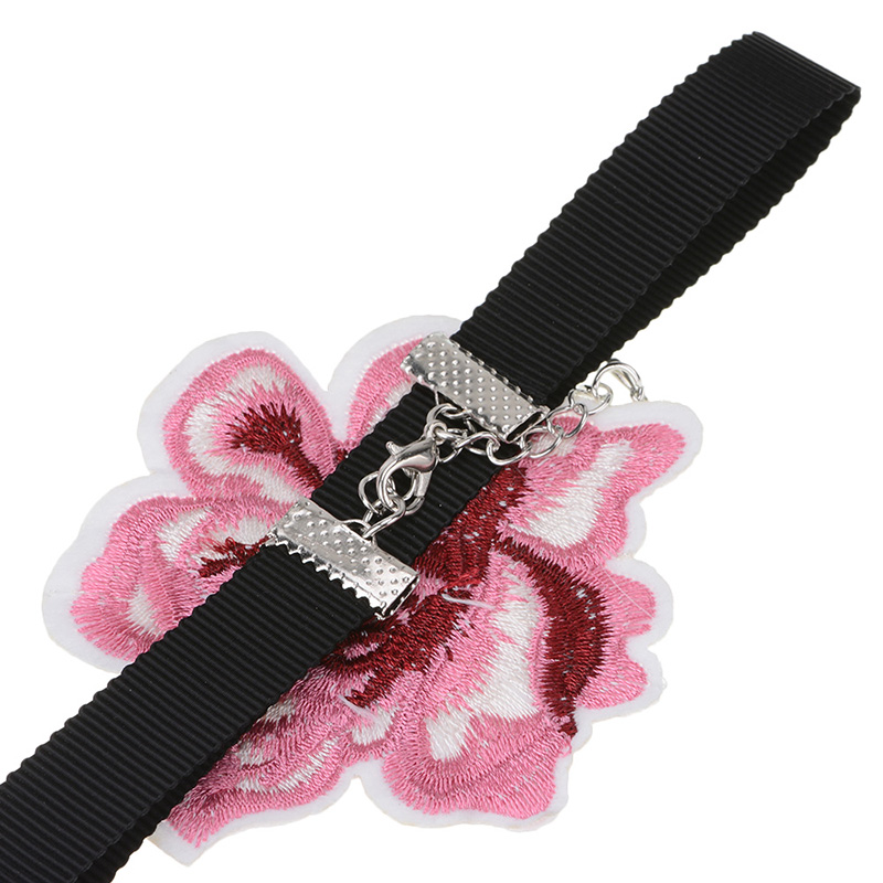 Halsband choker blomma - 5