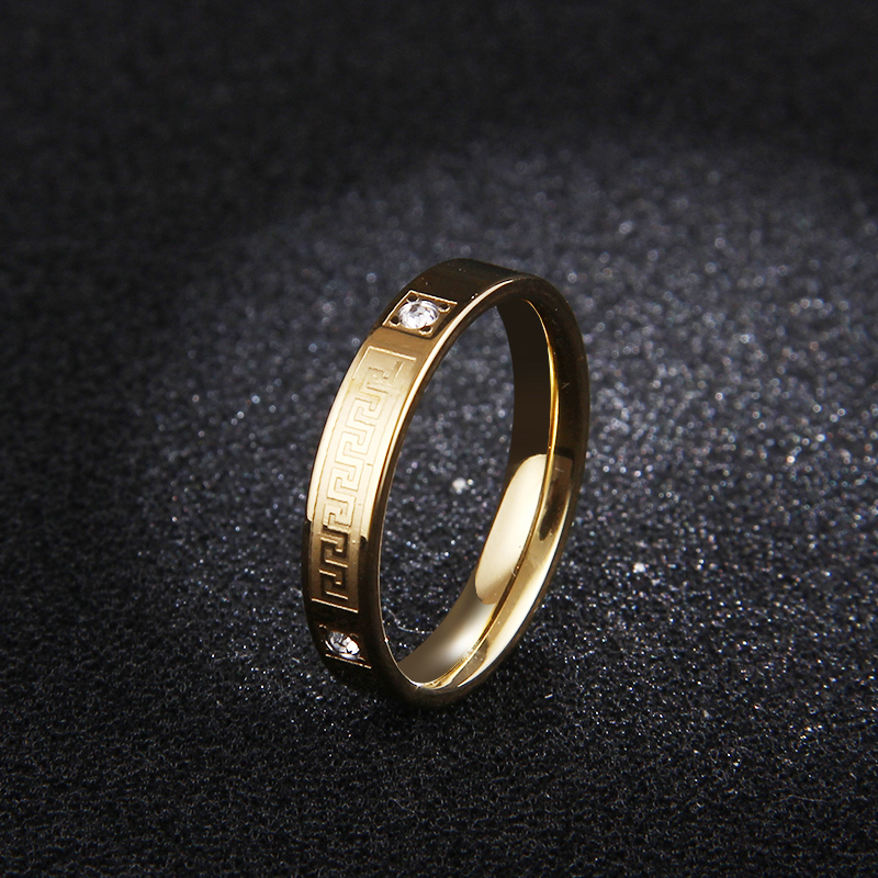 Rostfritt stål ring - 3