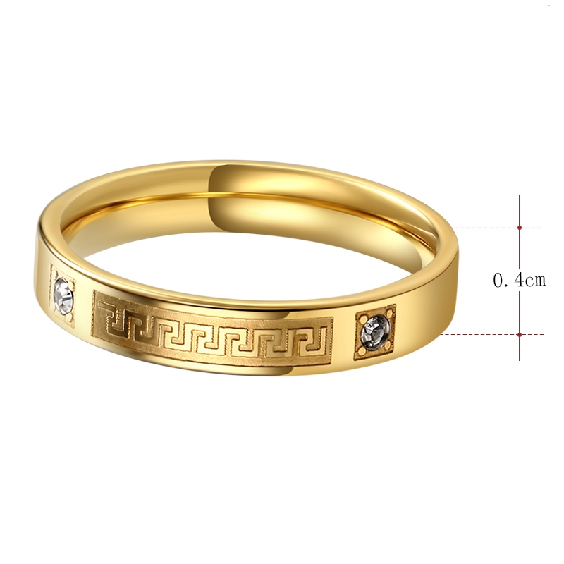 Rostfritt stål ring - 2