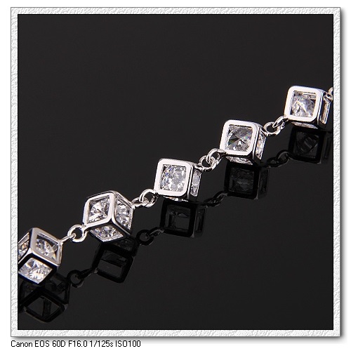 18K Vitguld Guldfyllda gulddoublé Filled Armband - 4