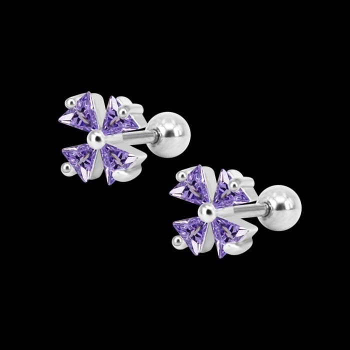 Tragus Piercing  Earring Clover 