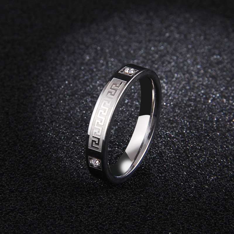 Rostfritt stål ring - 3