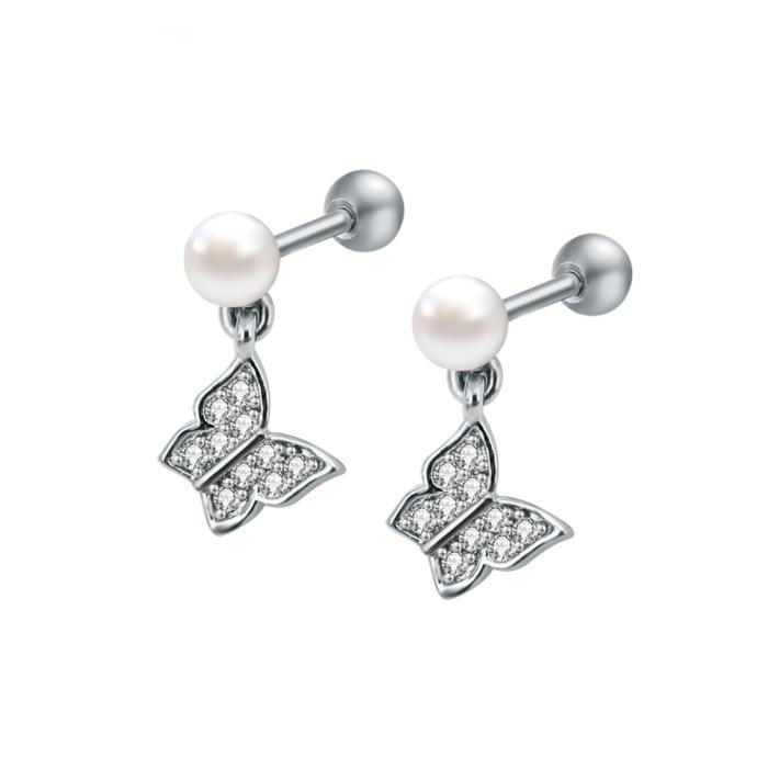  Tragus Piercing  Örhänge 1st Fjäril