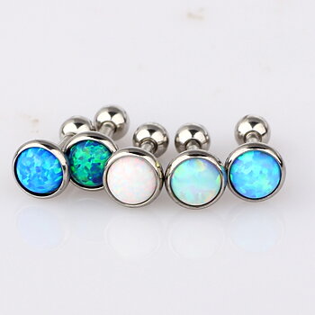 Helix Tragus Piercing 1 ST Opal 