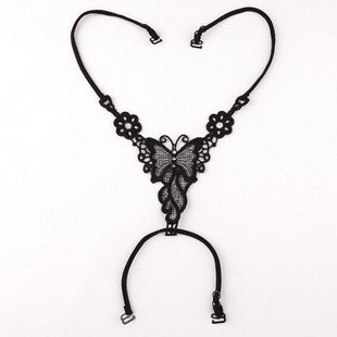 Butterfly Bra strap with Rhinestone baldric sexy summer underwear - 5