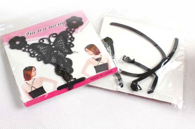 Butterfly Bra strap with Rhinestone baldric sexy summer underwear - 3