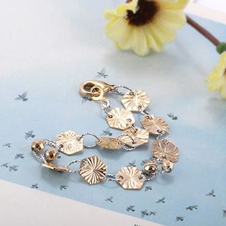 18K Guldfyllda Guld gulddoublé Filled armband - 4